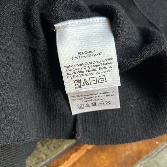 Eddie Bauer Christine Elbow Cardi in Black (size L) - Picture 11 of 11